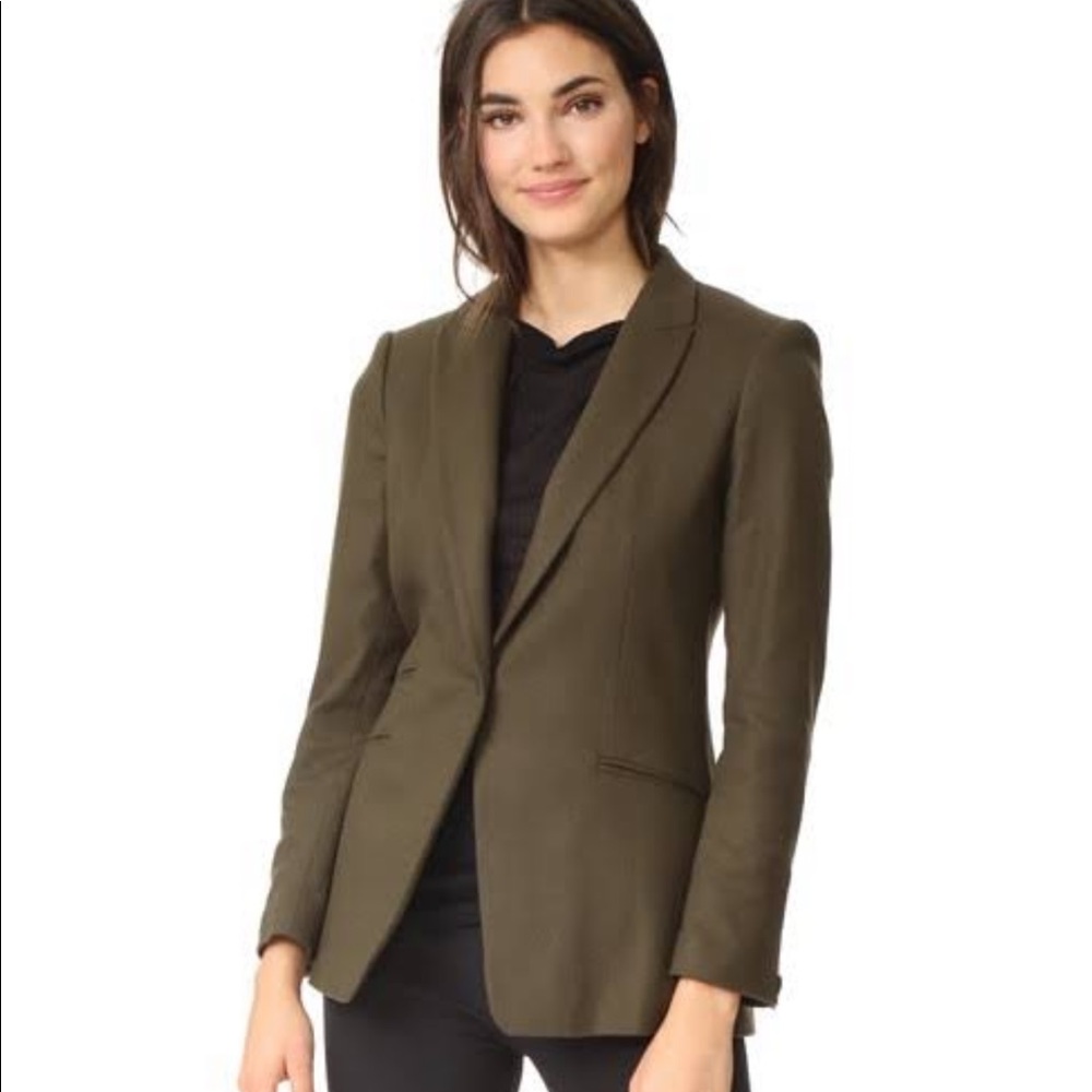 Rag & Bone Duke Blazer, new without tags, size 6, olive